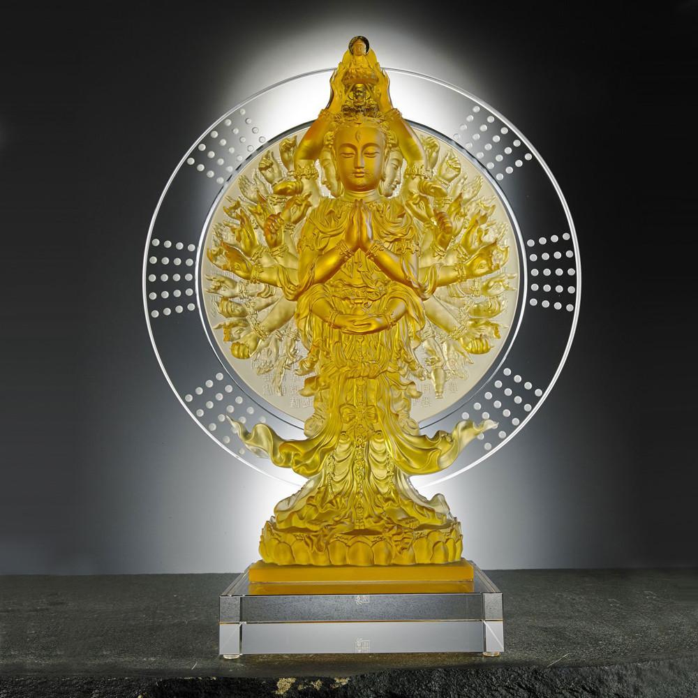 Crystal Buddha, Thousand Arms Guanyin, Only With Compassion-Thousand Goddess of Mercy