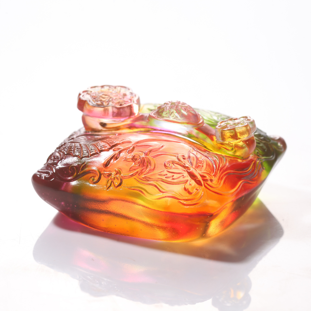 Ruyi, Paperweight, Decor, Flowers Dancing Fortuitously