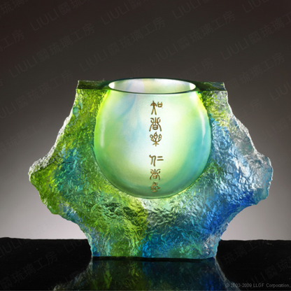 Crystal Vessel, Ding Cauldron, Joyful in Life, Joy in Nature