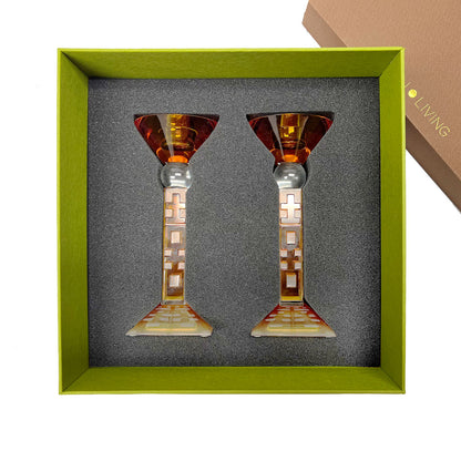 Partner in Happiness - Candle Holder, Candelabrum (Set of 2)