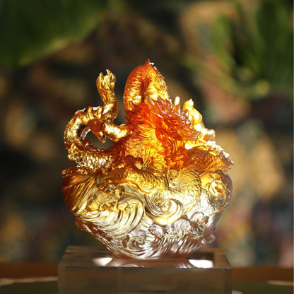 Dragon Sculpture, Auspicious Joy