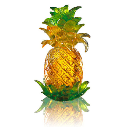 '-- DELETE -- Crystal Pineapple, Kitchen Decor, Escalating Joy - LIULI Crystal Art